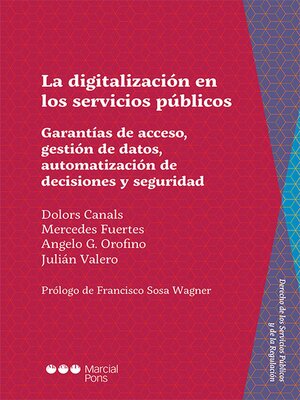 cover image of La digitalización en los servicios públicos
